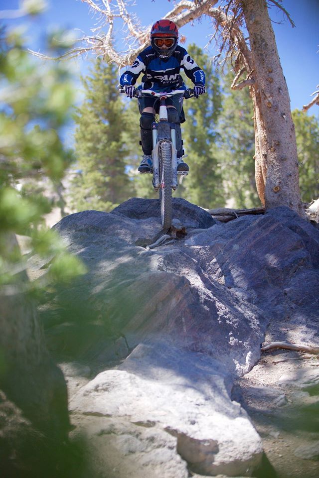 This is me on my Downhill Bike. This type of armor is awesome on a mountain bike; not so awesome for living an authentic, healthy and connected life. | Photo by Colin Farrell of OPP Productions